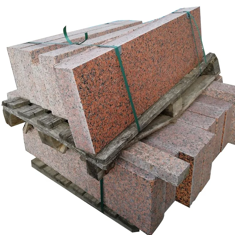 Ukraine hammered flamed interior cheap natural red stone granite tile