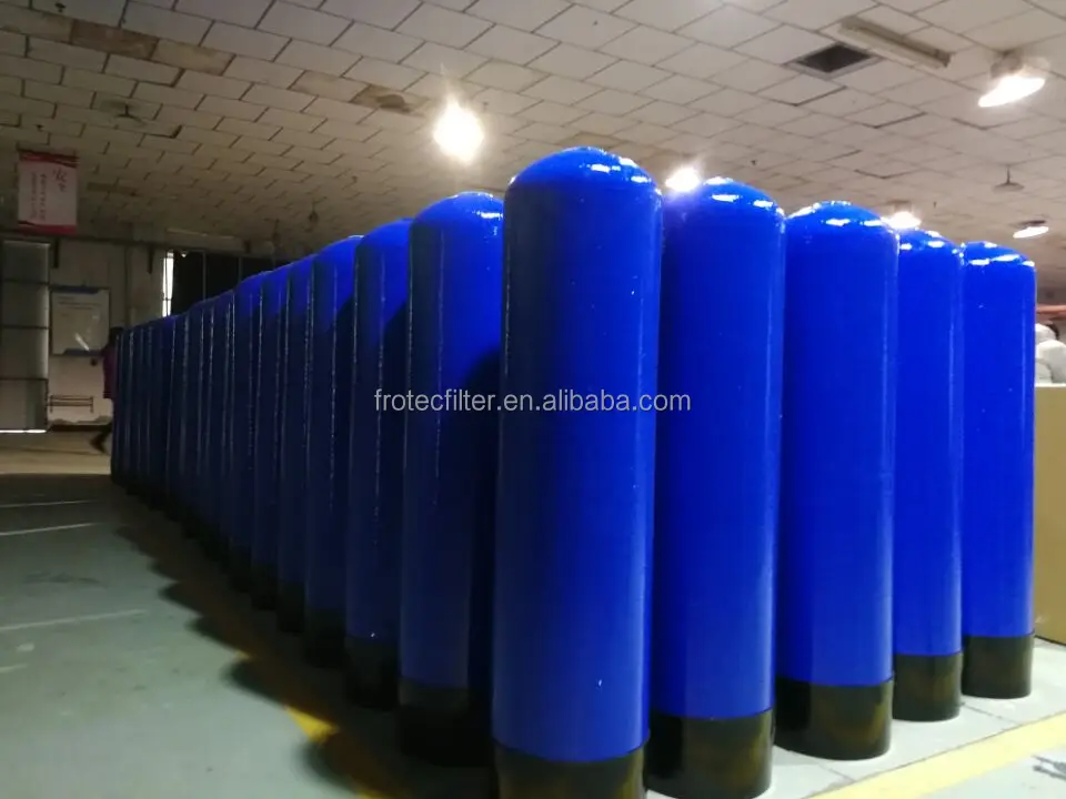 FROTEC 1252 Fiberglass FRP Pressure Filter Tank for ro water treatment plant