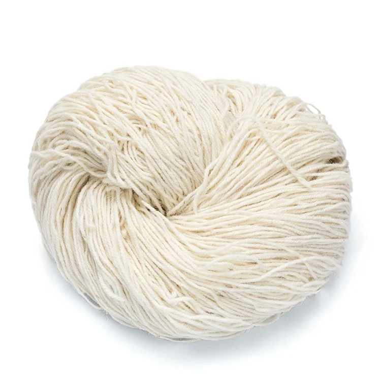 
Hot Sale Factory Hand Tufting 100% Undyed Wool Carpet Yarn 