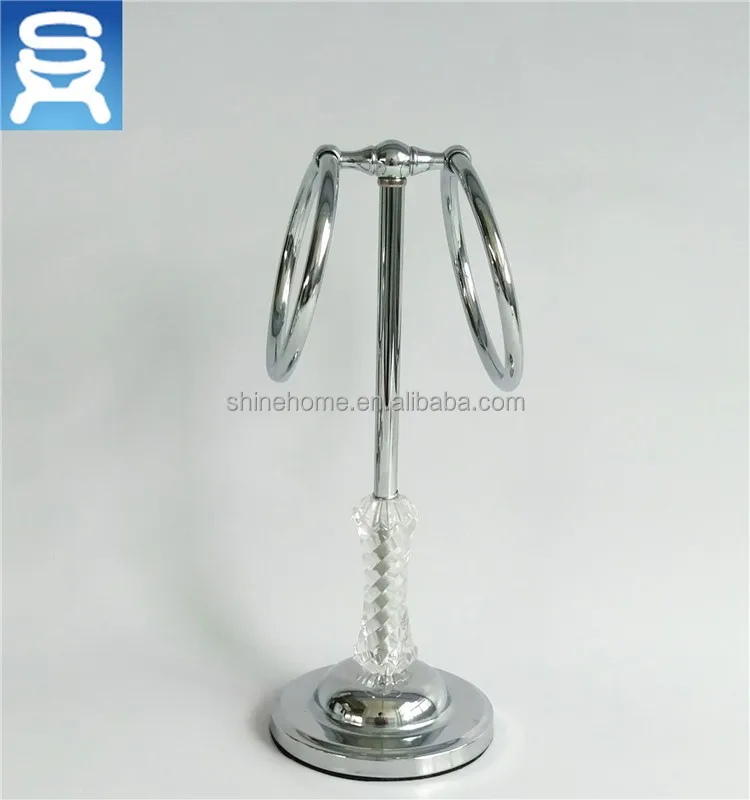 Factory Supply Bathroom Freestanding Towel Rack, Iron Towel Holder