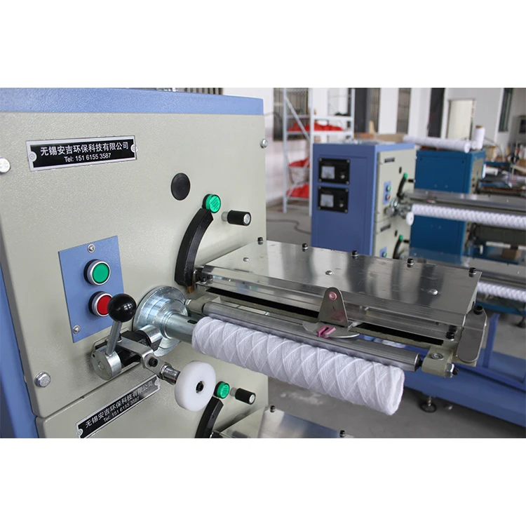10 20 30 40" PP String Wound Filter Cartridge Making Machine PP Yarn Filter Winding Machine For Water Treatment