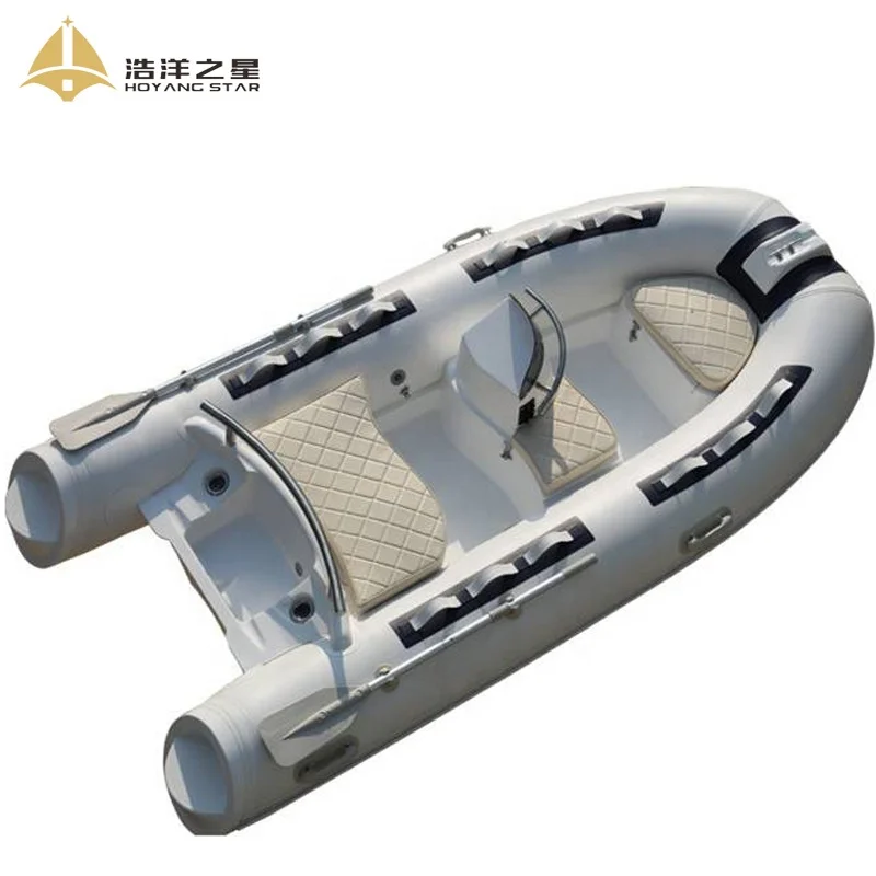 Qingdao Haoyang 330Cm Orca  RIB Fiberglass Inflatable Boat With Outboard Engine