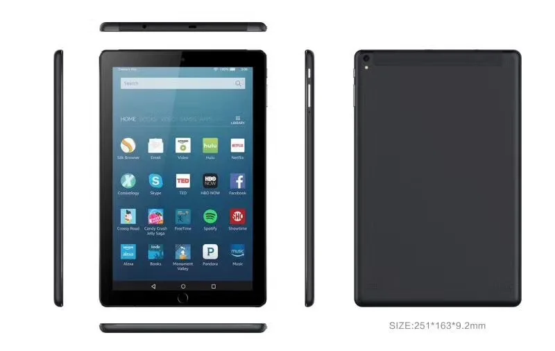  Новый 10 1 дюймовый android 8 MTK Quad Core 3G планшетный