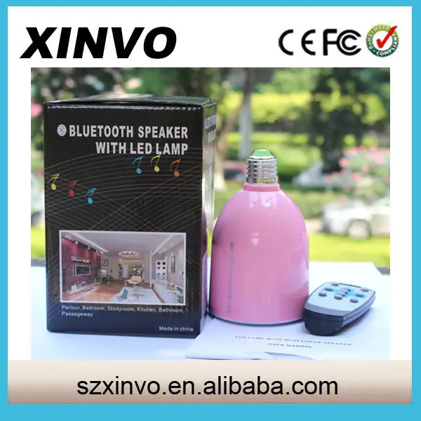 2013 Новый продукт Светодиодная лампа Bluetooth динамик для дома