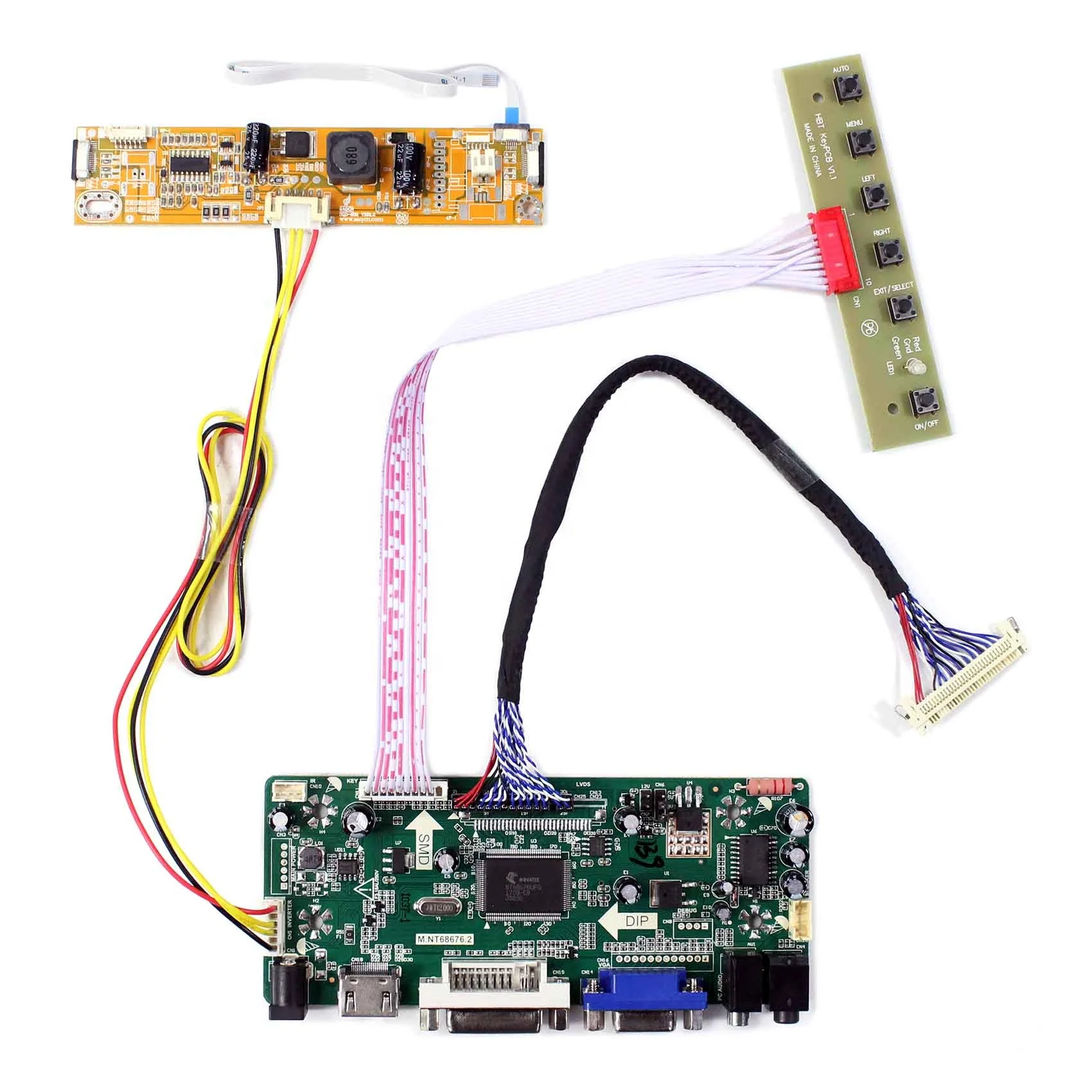 HDMI DVI VGA Аудио ЖК дисплей доска работы для 22 дюймов 1680x1050 LVDS интерфейс ЖК дисплей экран
