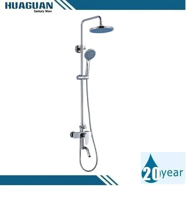 
High quality copper material chrome finish bath shower mixer 