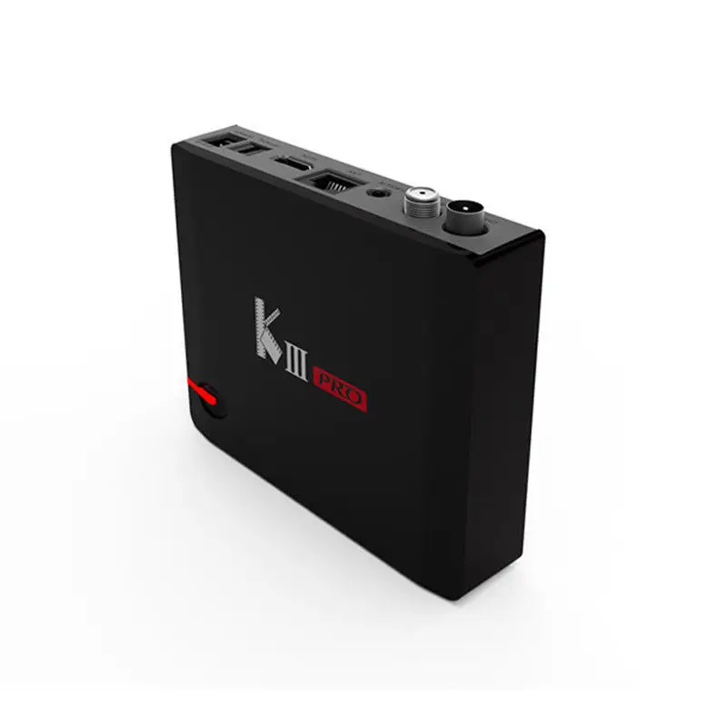 KIII Pro DVB-T2 Android Satellite TV Box Internet 3G 16G Amlogic S912 Octa Core 4K H.265 Dual Band WiFi BT 4.0 Media Player