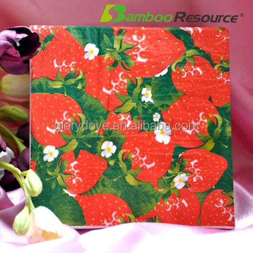 fish printed paper napkin cocktail napkins dinner napkins