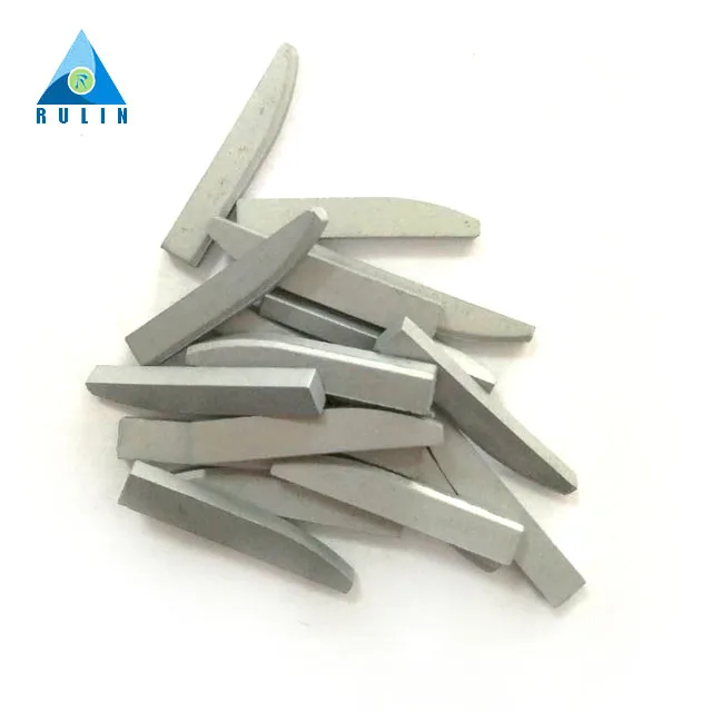 Type E2 tungsten carbide cutter blade tips for twist drill