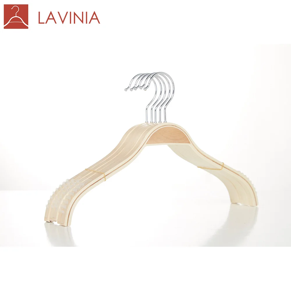 LAVINIA Amazon готов к кораблю дерево Детское пальто ламинат пользовательские вешалки дерево