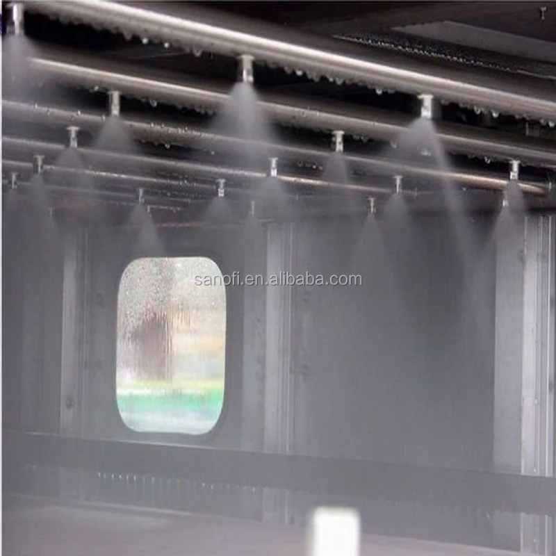 water spraying bottle cooling tunnel for hot filling production line