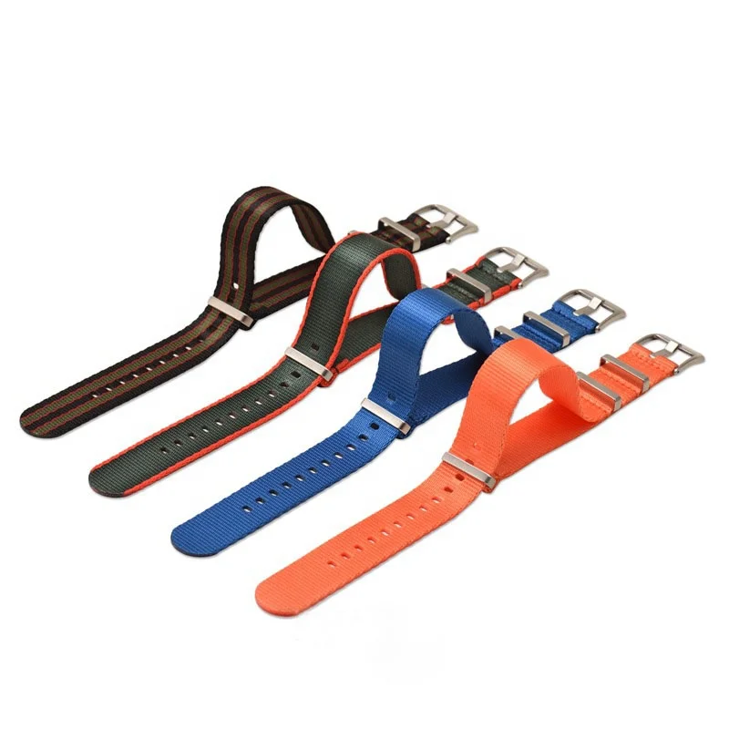 Beautifully made high quality 20mm 22mm nylon watch strap watch band nylon straps