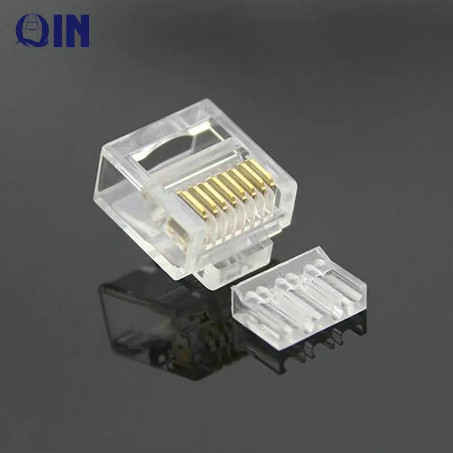 UTP cat6 RJ45 8P8C Short Body male Connector plug with insert