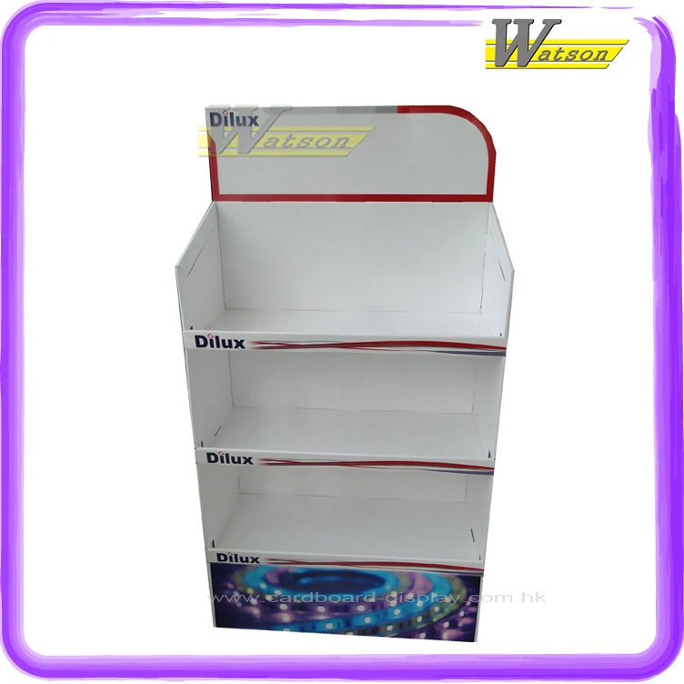 children shampoo promotion in supermarket cardboard display stands