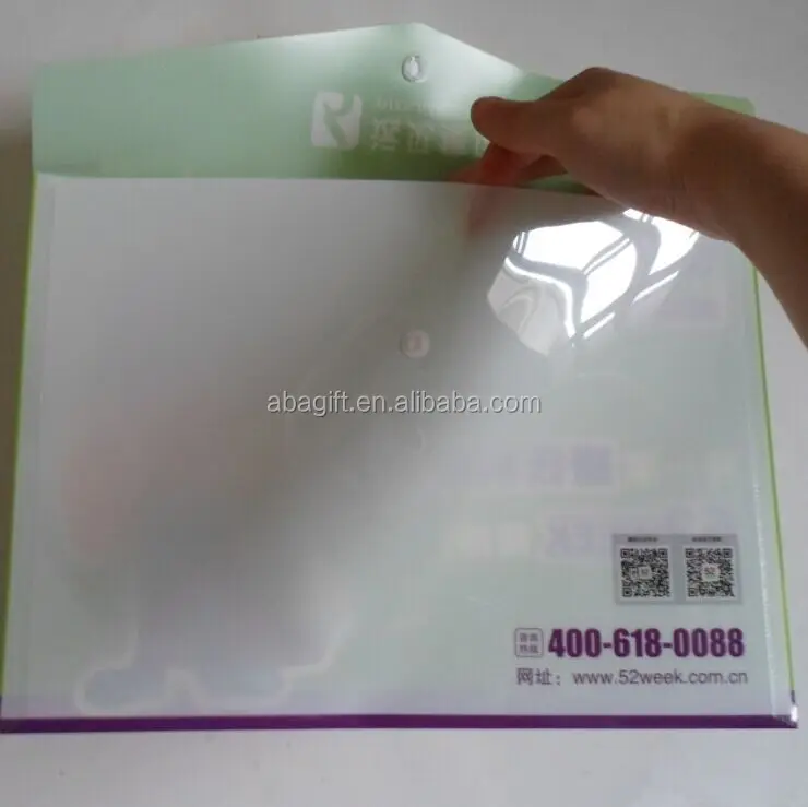Clear Vinyl A4 file folder