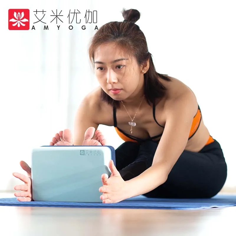 
foam yoga block high density durable custom printed eco recycled non toxic 