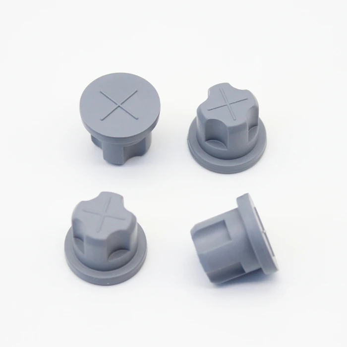 15mm Grey Medical Lyophilized Rubber Stopper for Screw Neck Glass Vial