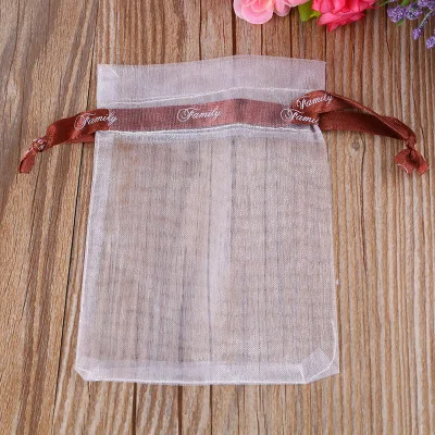 Customized Cheap bags organza Wholesale organza drawstring gift bags