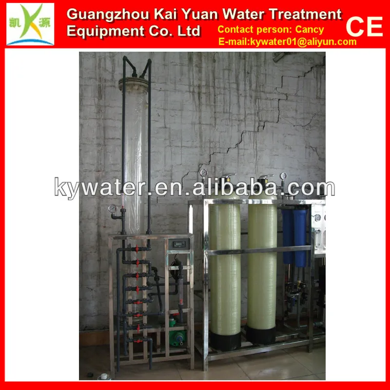500l/h ion exchanger system industrial demineralized water mixed bed deionizer