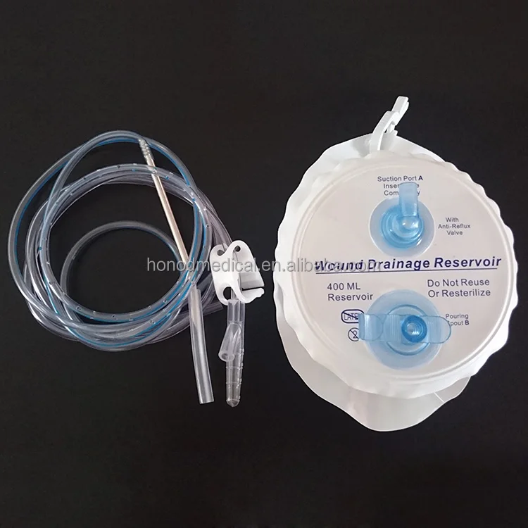 Одноразовая дренажная система закрытых пружин 400 мл