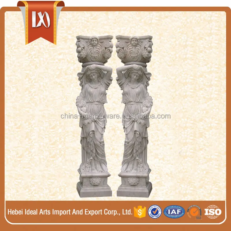 
Marble carving wedding flowers and pillars 