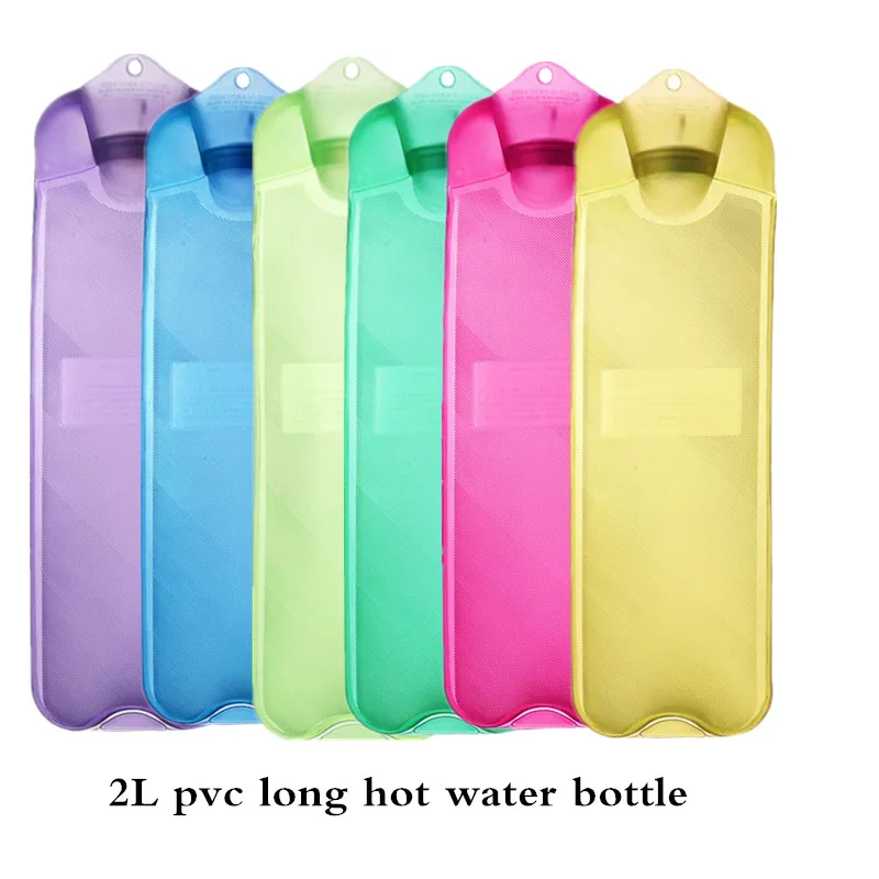 
2L long Tubular pvc hot water bottle bag 