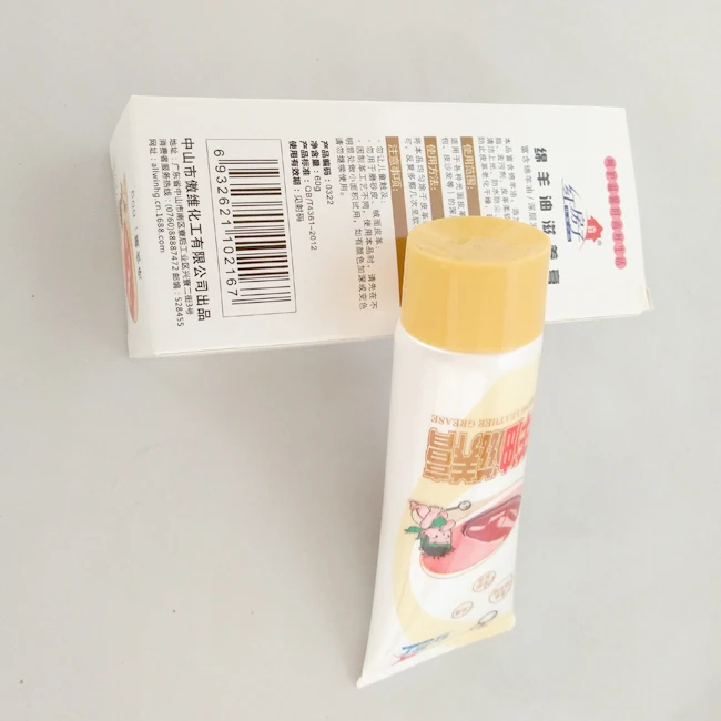 60g colorless lanolin glossy leather nourishing shoe shine polish cream