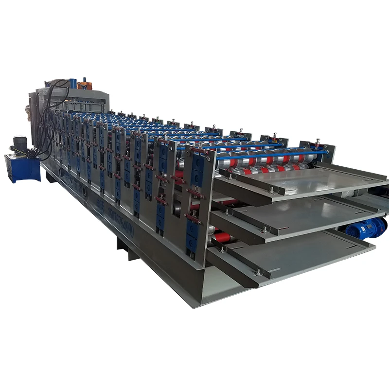 Nice Design Three Layer Metal Panel Roll Forming Machine From Factory in China