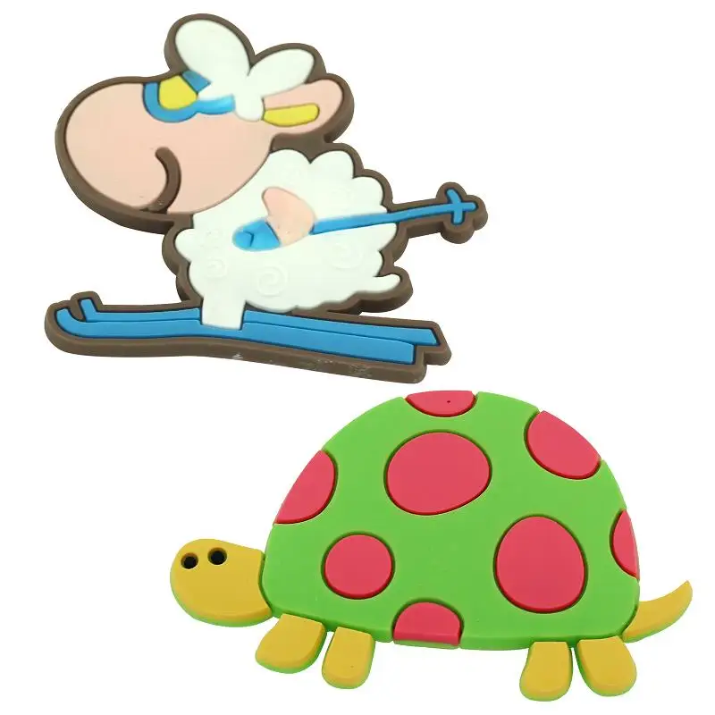 Fridge Magnet Waterproof Souvenir Paper Designs Soft PVC Rubber New Year Modern Europe Chinese Custom 2d Animal Large 300pcs