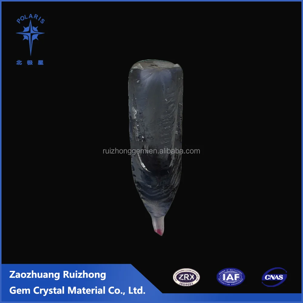 34# synthetic blue corundum rough