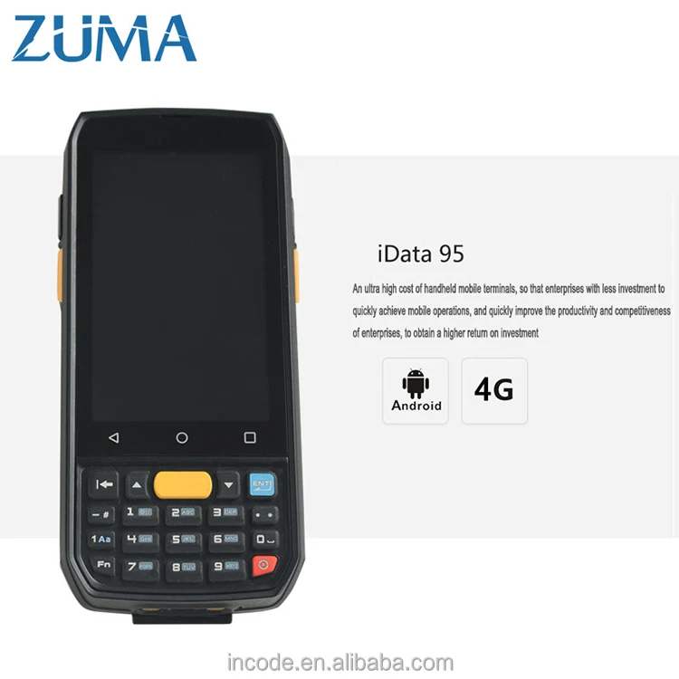 Portable Android Industrial Wireless Ordering Handheld Barcode Laser Scanner PDA