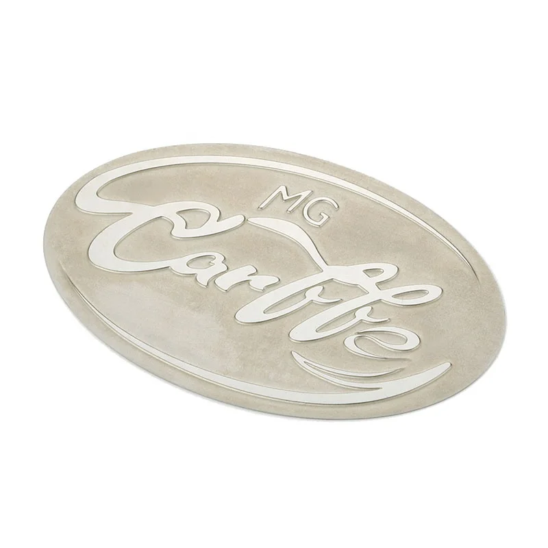 Discount decorative 3d etching stainless steel metal nameplate