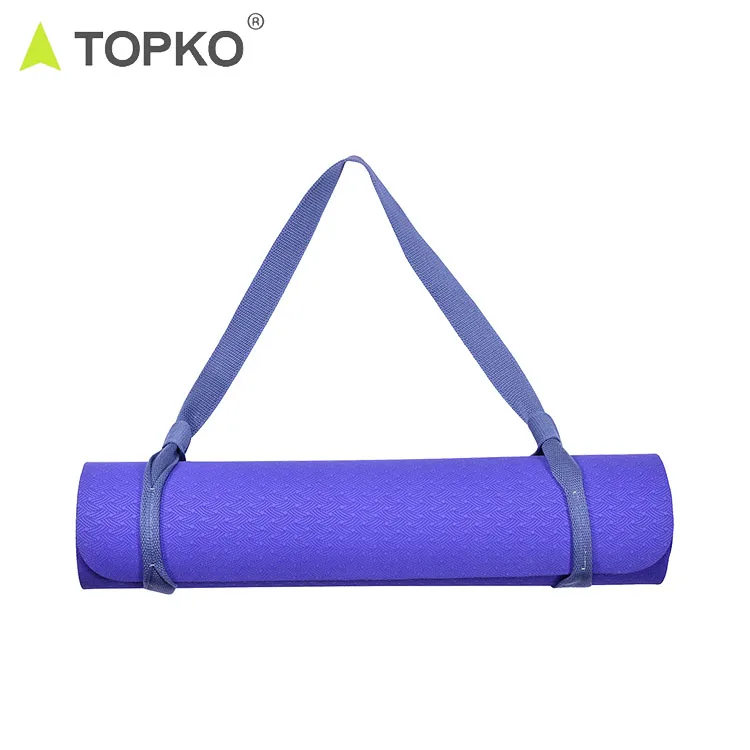 Оптовая продажа Аксессуары Для Йоги TOPKO хлопковый пояс коврик для йоги ремешок