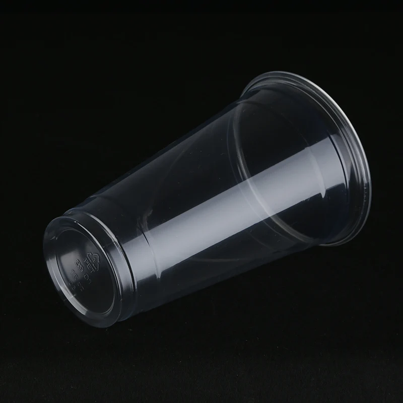 ZFCUP 10/14/16/20/24 oz 89mm Top Diameter Cheap Bubble Tea Cup with Straw Plastic Cup Custom Logo