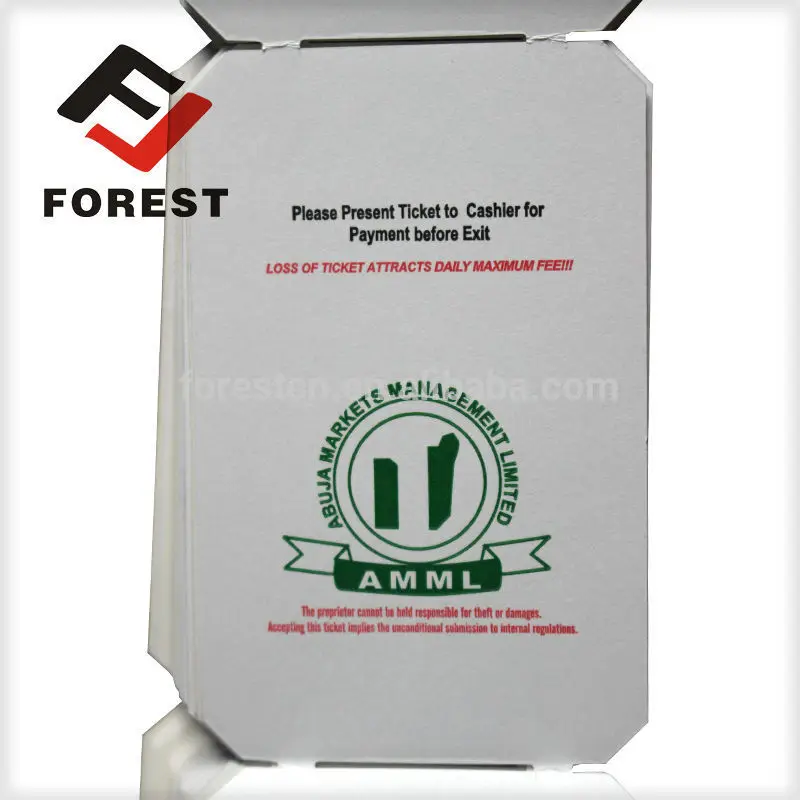 
anti-counterfeit event ticket, printing barcode parking ticket 