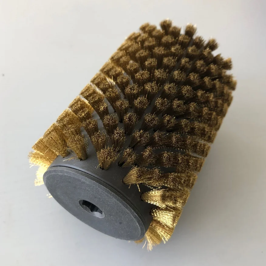
100mm Hex Shaft Ski Roto Brush Ski Waxing brush 
