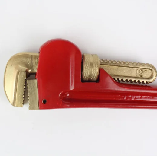 14inch beryllium bronze non sparking safety hand tools pipe wrench tong tube spanner stilson