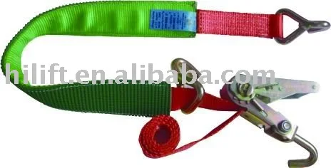 Lashing Straps For CarTransportation with Tube Grip