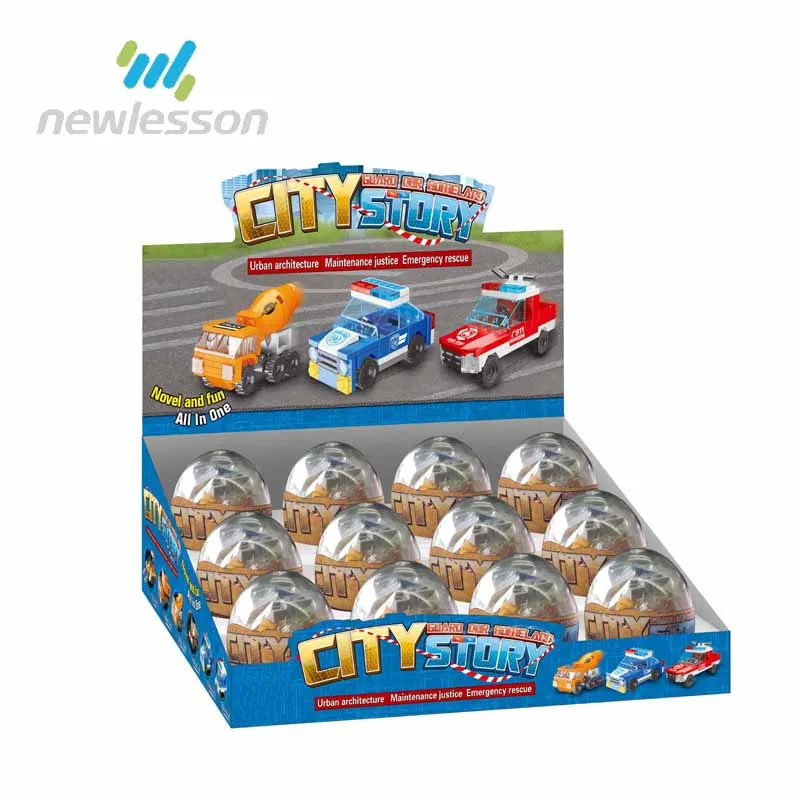 Яйцо капсулы мини Кирпичи Строительные блоки Набор пластиковые игрушки для детей