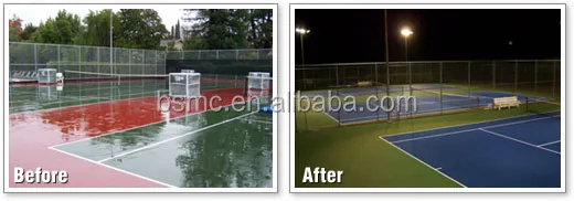 Acrylic Sports Court Flooring Material Indoor Sports Surfaces Tennis Court Surface