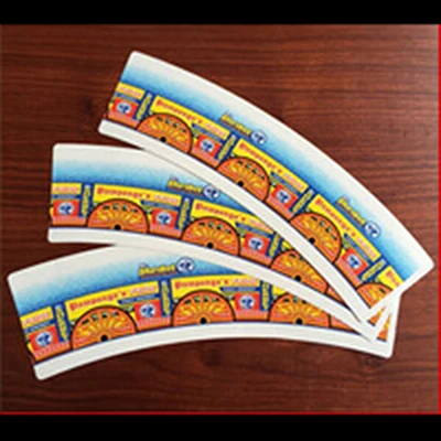 
wholesale best quality PE coated printed paper cup fan for making paper cups price 