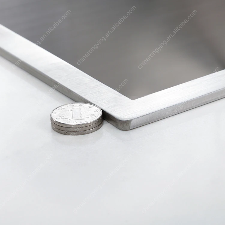 kitchen sink water tank, single bowl hand made stainless steel kitchen sink