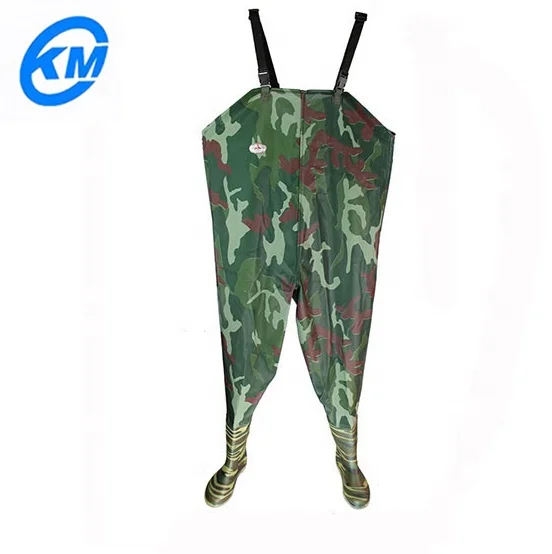 Км OEM водонепроницаемый Твердый Прочный camo ПВХ болотные сапоги резиновые болотные сапоги брюки