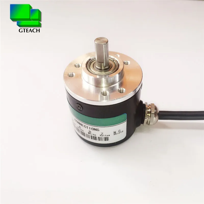 6mm shaft GTS06-OP-RAG600Z1-2M rotary encoder 600 pulses ABZ signals cheap price encoder manufacturer in China