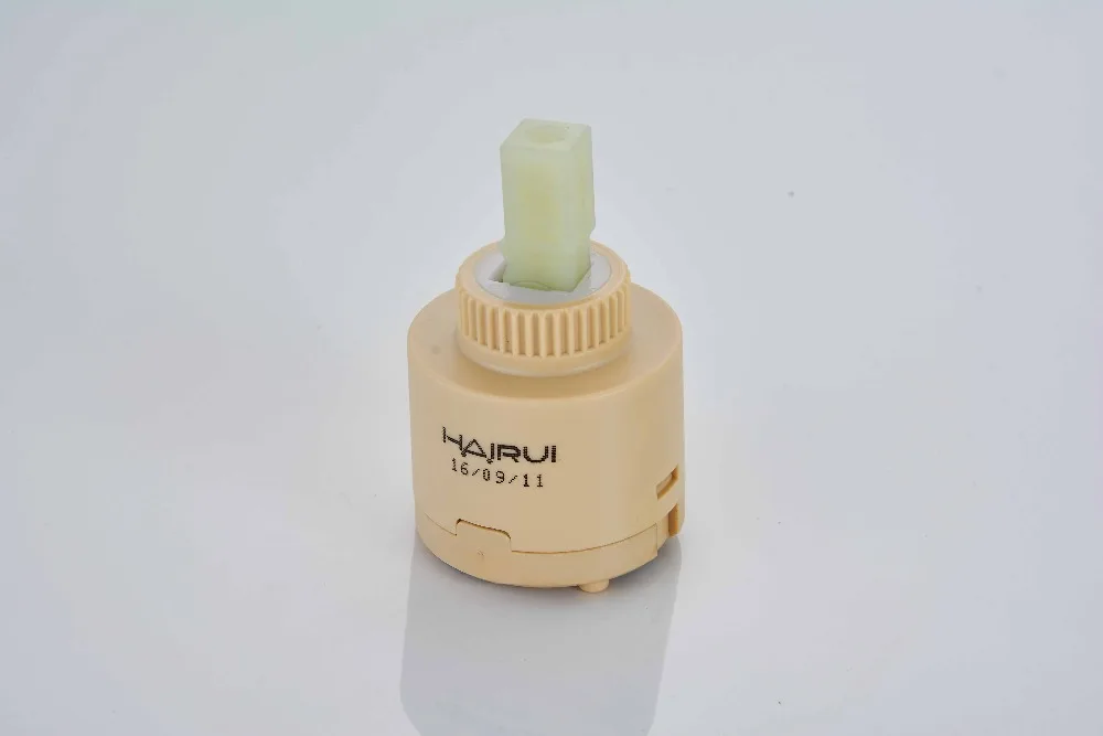 
HAIRUI 35mm low torque outlet in front ceramic cartridge for tap,faucet,mixer HR35D-KFX02 Korea PPO raw material,factory supply 