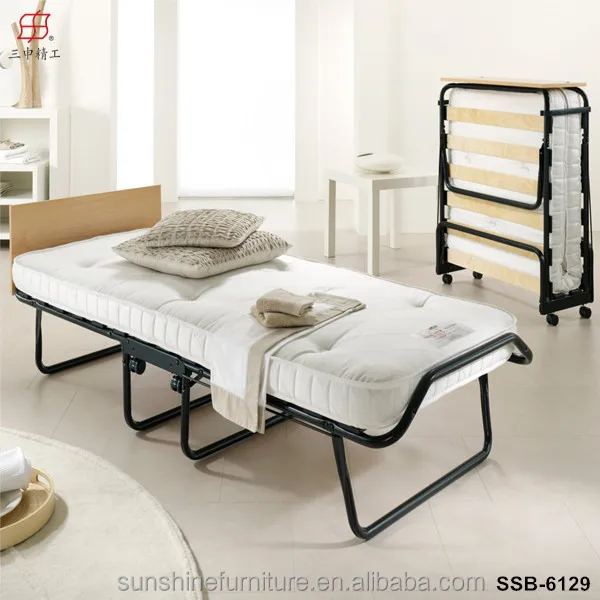 
best selling cheap military ,hospital, hotel extra rollaway folding single bed with large loading quantity 