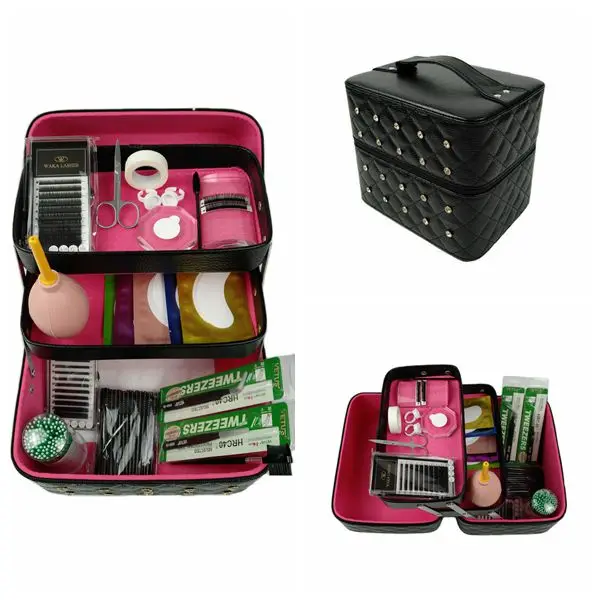 Индивидуальная сумка для тренировок по наращиванию ресниц