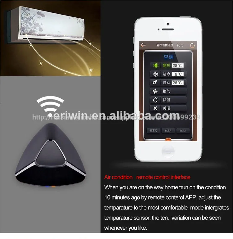 2014 новое прибытие zx-w809ii домашней автоматизации wifi смарт удаленный контроль