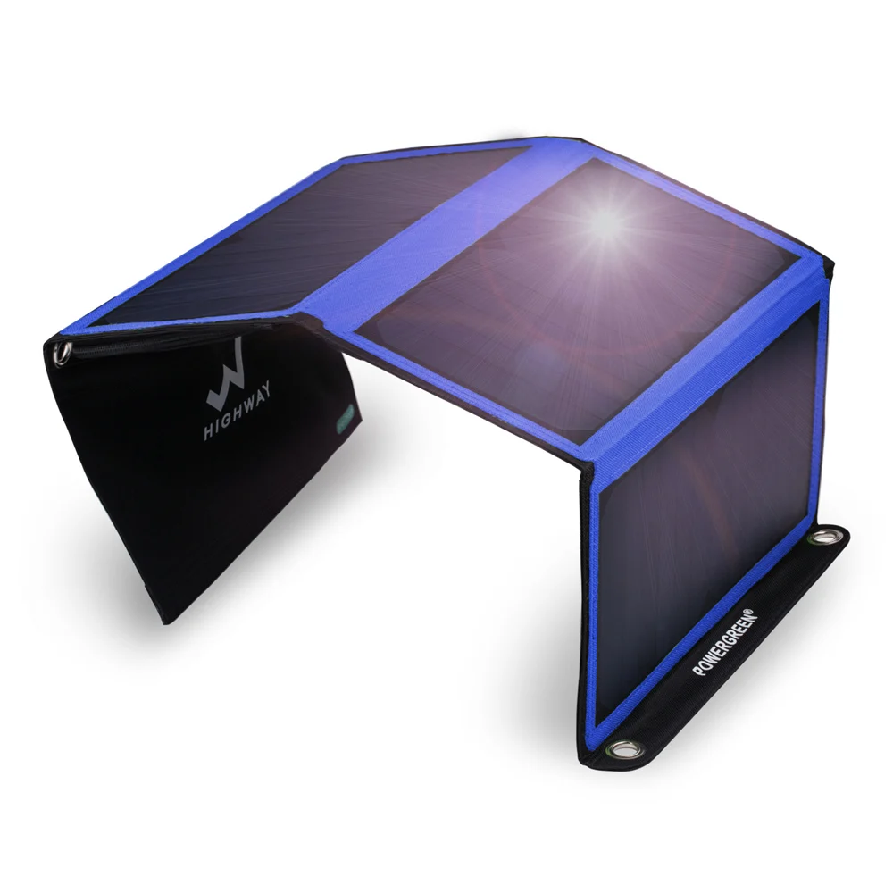PowerGreen 21W Dual USB Solar Portable Charger on Alibaba