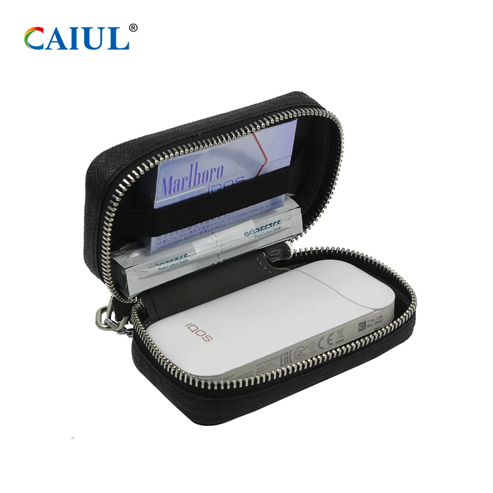 
for IQOS 3 / Multi Black Zipper Handheld Protector Case with Strap 